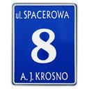 фото mini №1, Plaque addressable embossed з number house, aluminum
