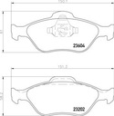 Тормозные колодки, колодки тормозные диски, диск textar перед ford fiesta fusion ka2, купить в Украине
