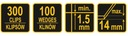 фото mini №4, System regulation slabs wedges x100 clip x300