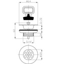 фото mini №7, Washbasin 35 x 28cm white, complete - 6 spare parts