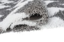 фото mini №7, Carpet shaggy 200x300 polyester 5cm gray zigzag