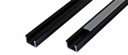 фото mini №2, Profile aluminum to plume led backlight anodized black type x 1m