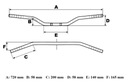 Руль motocyklowa сталь 22mm trw mcl126ss superbike комфорт черная6, купить недорого