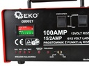 Мост до аккумуляторов с зарядное geko 6/12 v 100 a кабели, электропроводами пусковое9