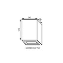 фото mini №5, Shade square kanlux 9, 6 x 9, 6 centimeters shades of gray 1 silver