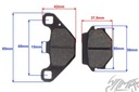 Тормозные колодки, колодки тормозов quad atv chinsk lucky star 2502, купить в Украине