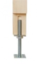 фото mini №2, Pole base anchor adjustable 80x80x250x4, 0mm oc