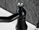 фото mini №4, Washbasin faucet freestanding retro royal black matte