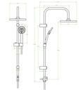фото mini №10, Shower mixer versatile waybill chrome set bathtub faucet