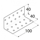 фото mini №3, Km14 corner connector 40x40x100