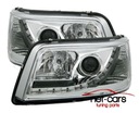 Фары фары передние vw t5 хром, хромом dayline led3, купить с разборки