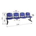 фото mini №8, Sofa iso plastic set 4 axis. to reception area