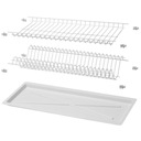 фото mini №1, Drain pipe 600mm two-storey з tray white amix