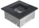 фото mini №2, Lattice fireplace ventilation 11x11 graphite