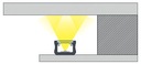 фото mini №7, Set. profile aluminum x to plume led backlight 2m+ glass frozen