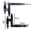 фото mini №2, Curtains to blinds angular forged straightforward set 2 pcs