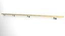 фото mini №4, Handrail wall-mounted wooden 40x40 440cm oak color
