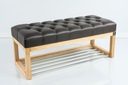 фото mini №8, Cabinet shoes with seat emra wood 85 x 40 x 40 centimeters nut