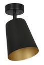 фото mini №14, Ceiling light emibig prism 1xe27 15w, white - gold, adjustable