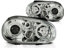 фото mini №2, Headlights front vw golf 4 chrome led backlight angel eyes led backlight