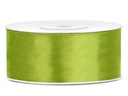 фото mini №10, Ribbon atlas fabric 6 mm 27 m lime