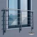 фото mini №2, Balcony french, lantern windows 150 centimeters, metal stainless steel