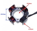 Stator зажигания 4 катушки до suzuki italjet tgb4, купить из Польши