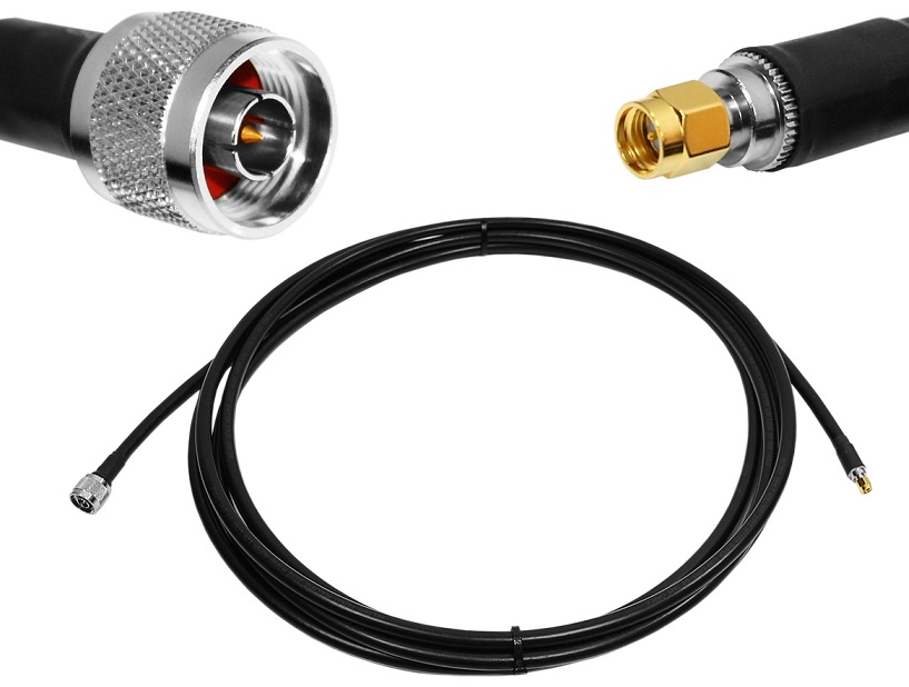 Hotový 5 m konektor H-1000 Cnt/cmr 400 Gsm Nm/SMAm