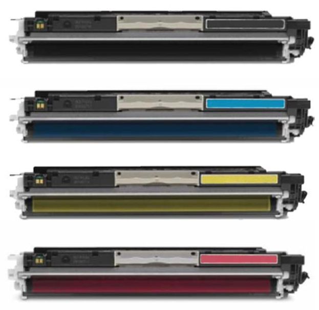 4x Toner Pro Hp CE310A CE313A CP1025 CP1025NW M175A