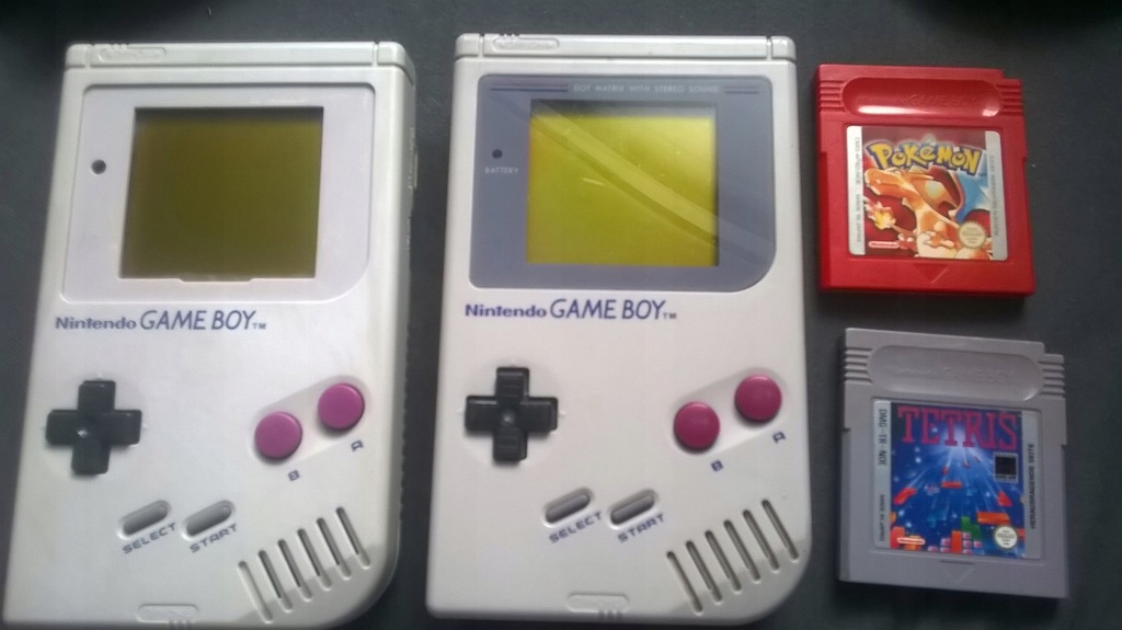 Konsola do gier Game Boy 2x Tetris Pokemon Red