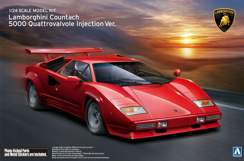 1/24 LAMBORGHINI COUNTACH 5000 QUATTROVALVOLE