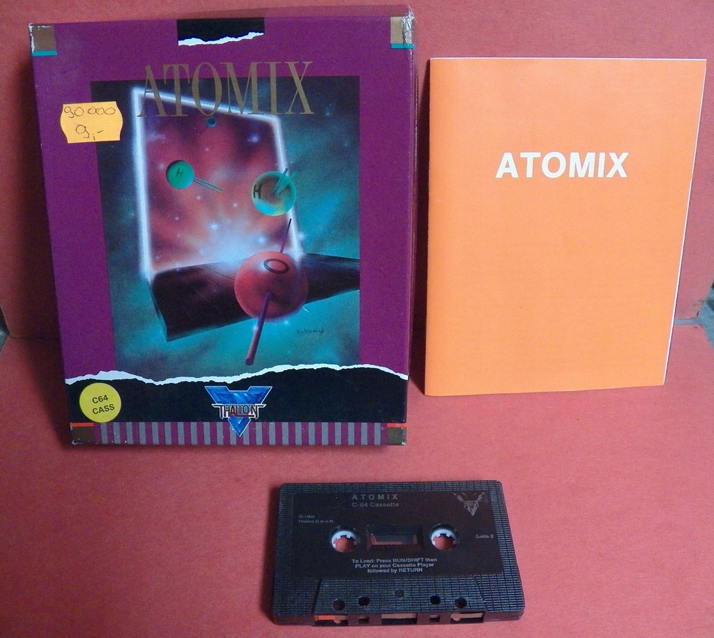 Gra ATOMIX na Commodore C64