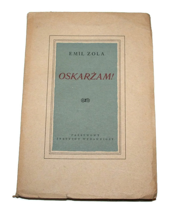 OSKARŻAM E. Zola 1953