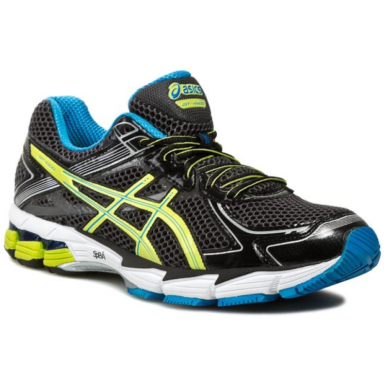 Buty Asics GT-1000 2 T3R0N Black/Lime/Malibu 9005
