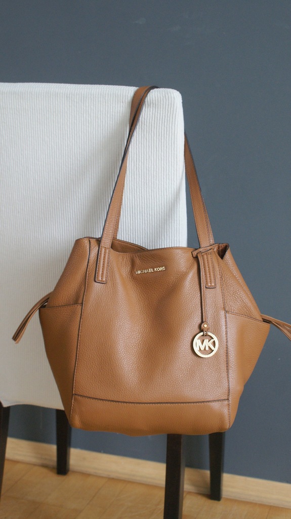 MICHAEL KORS ASHBURY GRAB BAG KARMELOWA J. NOWA - 7190073546 - oficjalne  archiwum Allegro