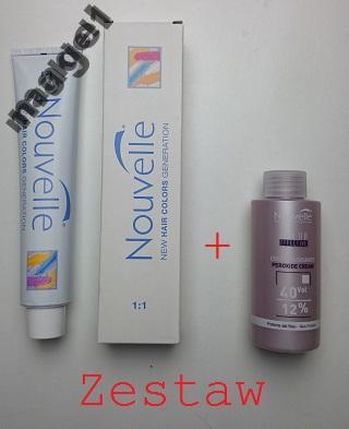 Nouvelle farba do włosów paleta 98 kolor+GRATIS !!