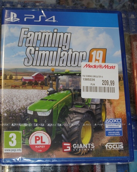 FARMING SIMULATOR 19 PL! - nówka - tanio - PS4