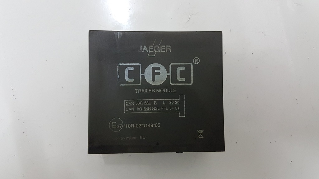 BMW JAEGER CFC MODUŁ HAKA PRZYCZEPY TRAILER MODULE