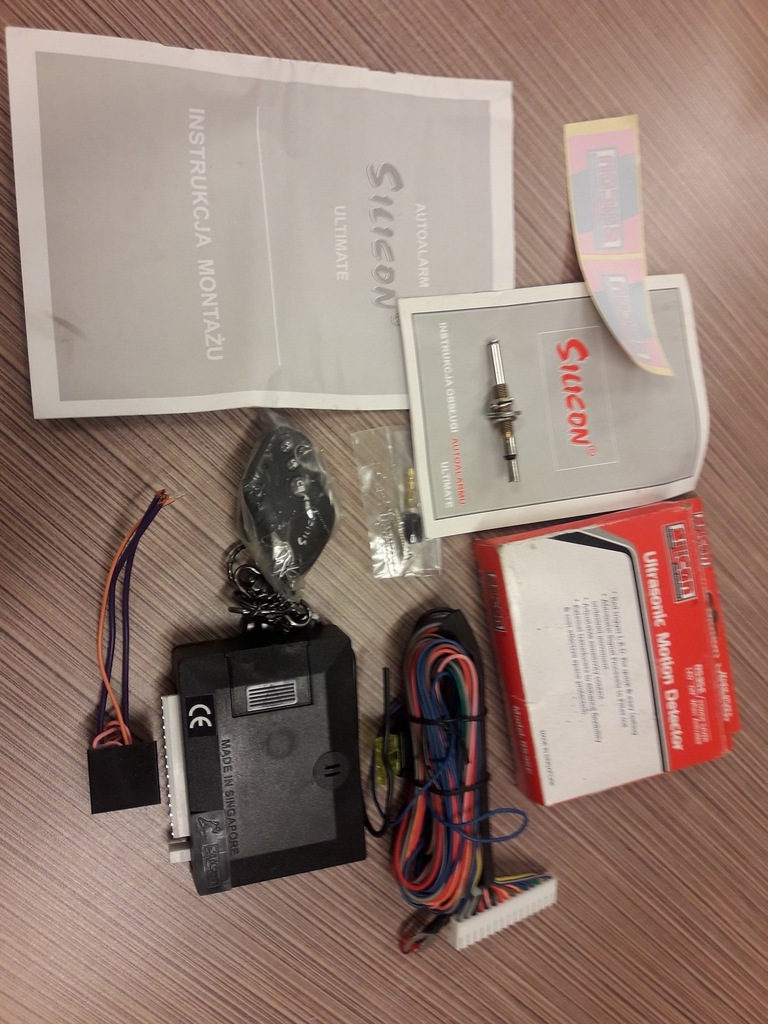 AUTOALARM ALARM SILIKON + ULTRADZWIĘKI  NOWY