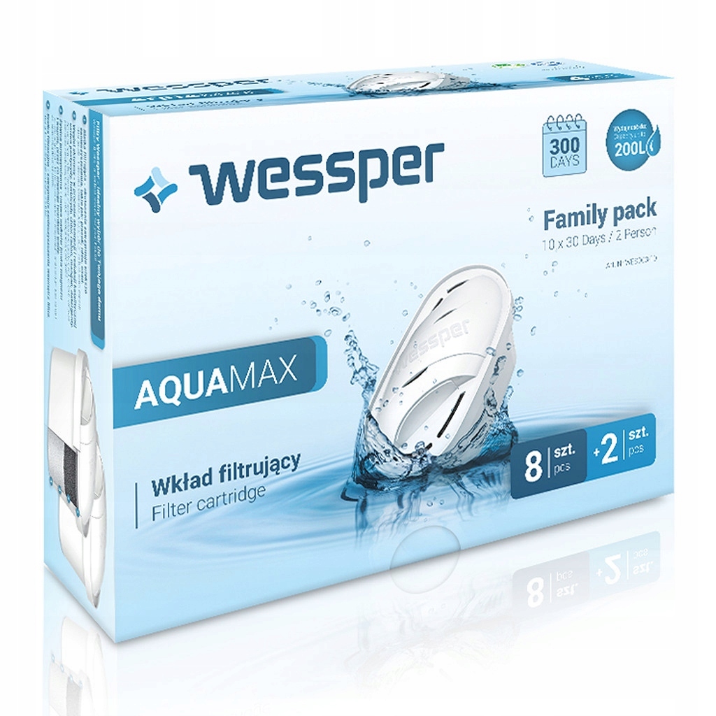 Filtr wody do dzbanka Wessper Aquamax 3.5L black