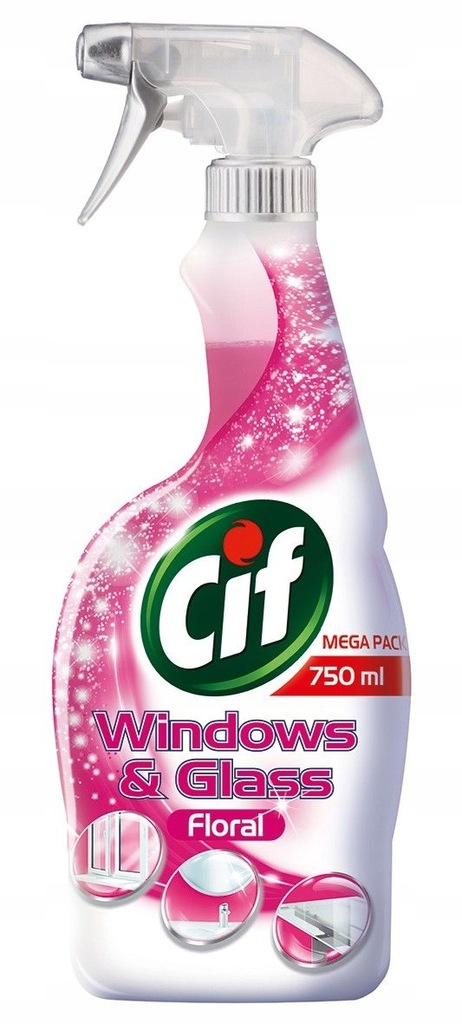Cif Windows &amp; Glass Płyn do mycia szyb Floral