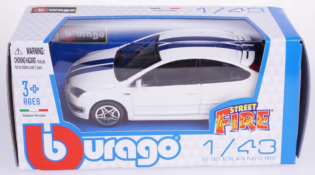 FORD FOCUS ST MODEL METALOWY BBURAGO 1:43
