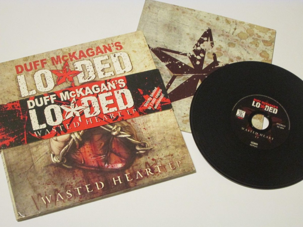 DUFF MCKAGAN'S -LOADED WASTED HEART CD EP LIMIT