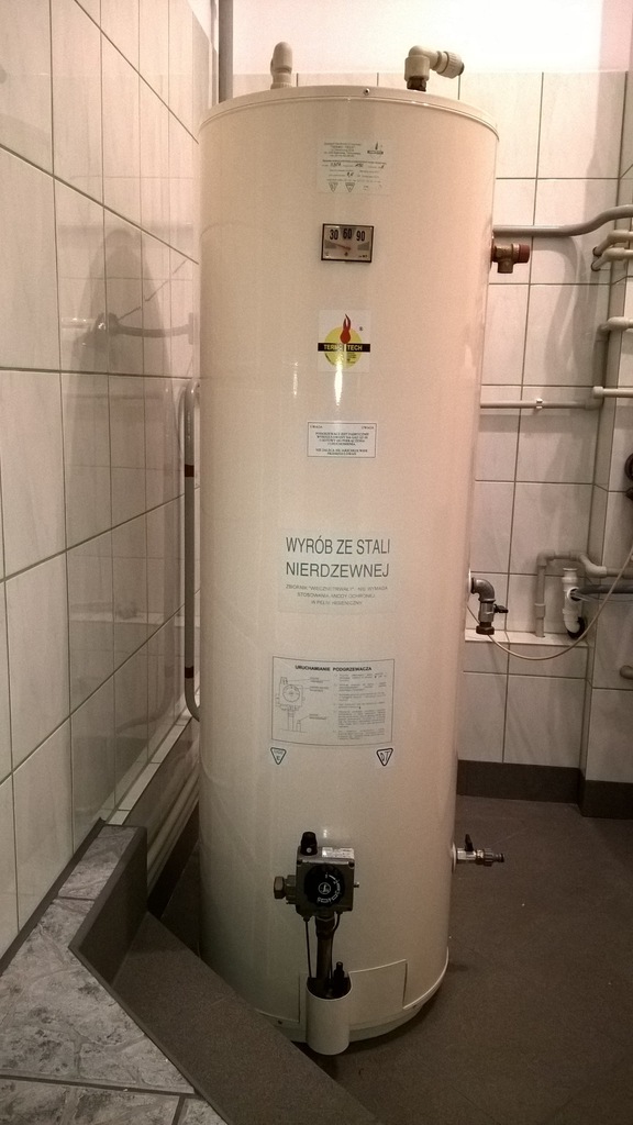 Podgrzewacz gazowy Termotech 150 l.