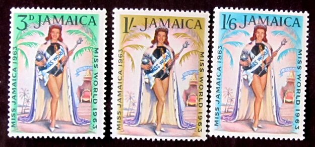 FL215 JAMAJKA Miss World Mi 207-209 czyste