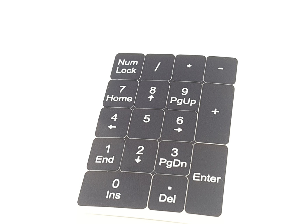 Naklejki na klawiaturę NUMERYCZNĄ