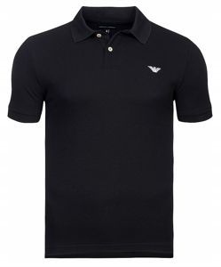 EMPORIO ARMANI czarna koszulka polo PO61 r.L