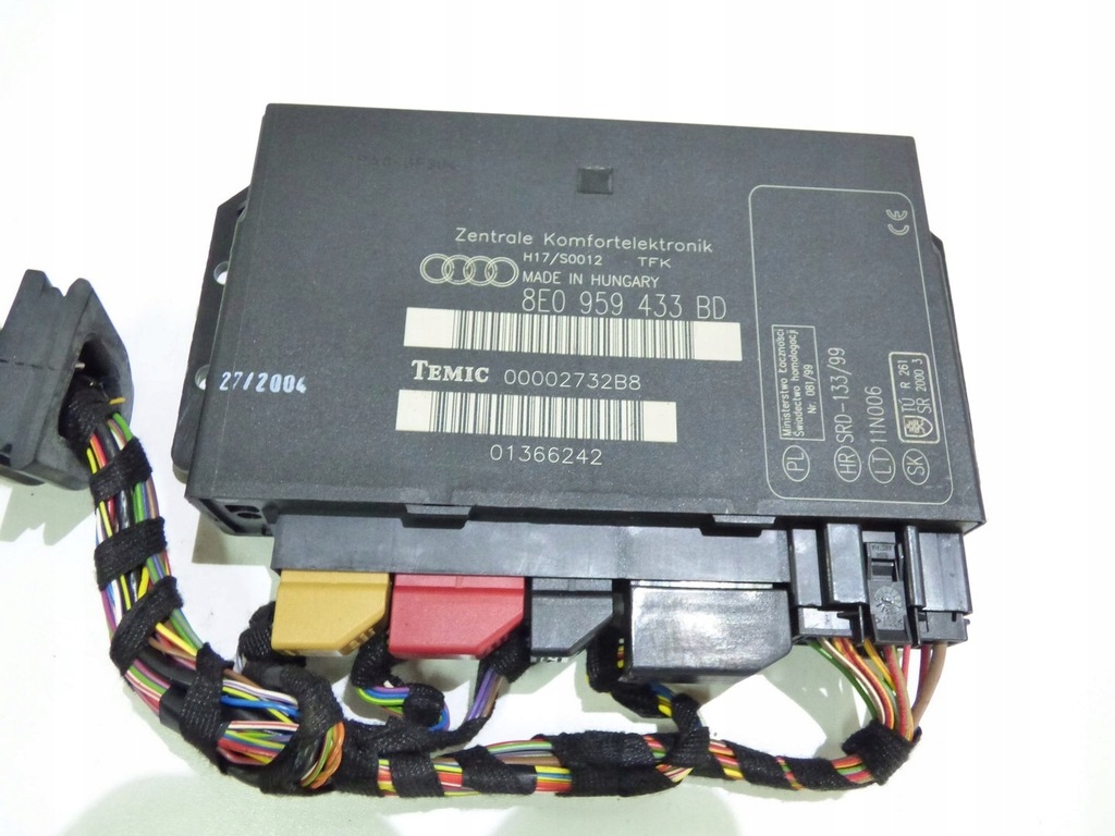 Modul Komfortu Wtyczki 8e0959433bd Audi A4 B6 B7 7560584056 Oficjalne Archiwum Allegro