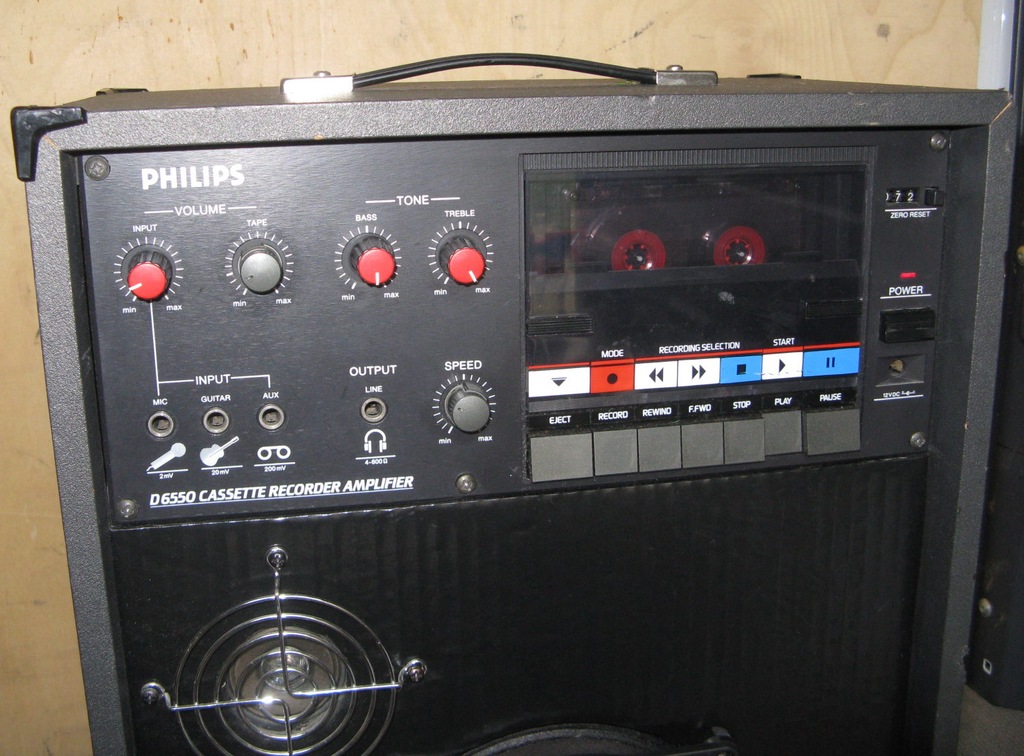 Philips D6550 Cassette recorder amplifier 7397081930 oficjalne