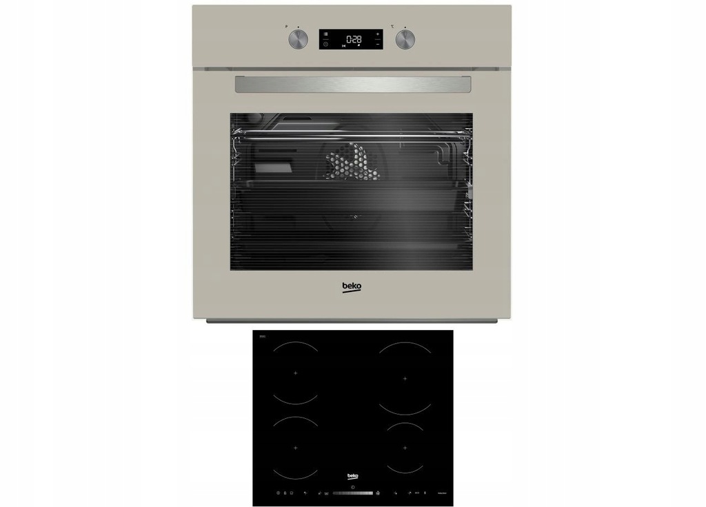 Piekarnik BEKO BIM 24301 BGCS + płyta HII 64530HT
